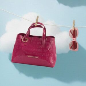 Bolso Charol Logo Fucsia Agatha Ruiz de la Prada