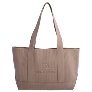 Bolso de Hombro Beige Don Algodón