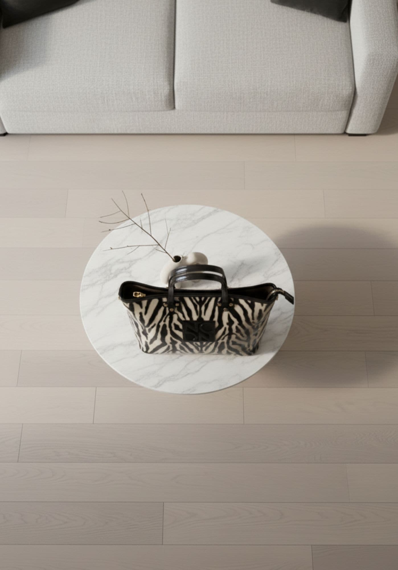 Bolso shopper cebra Noco - Imagen 3