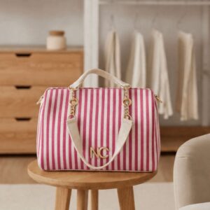 Bowling lona líneas Rosa Noco