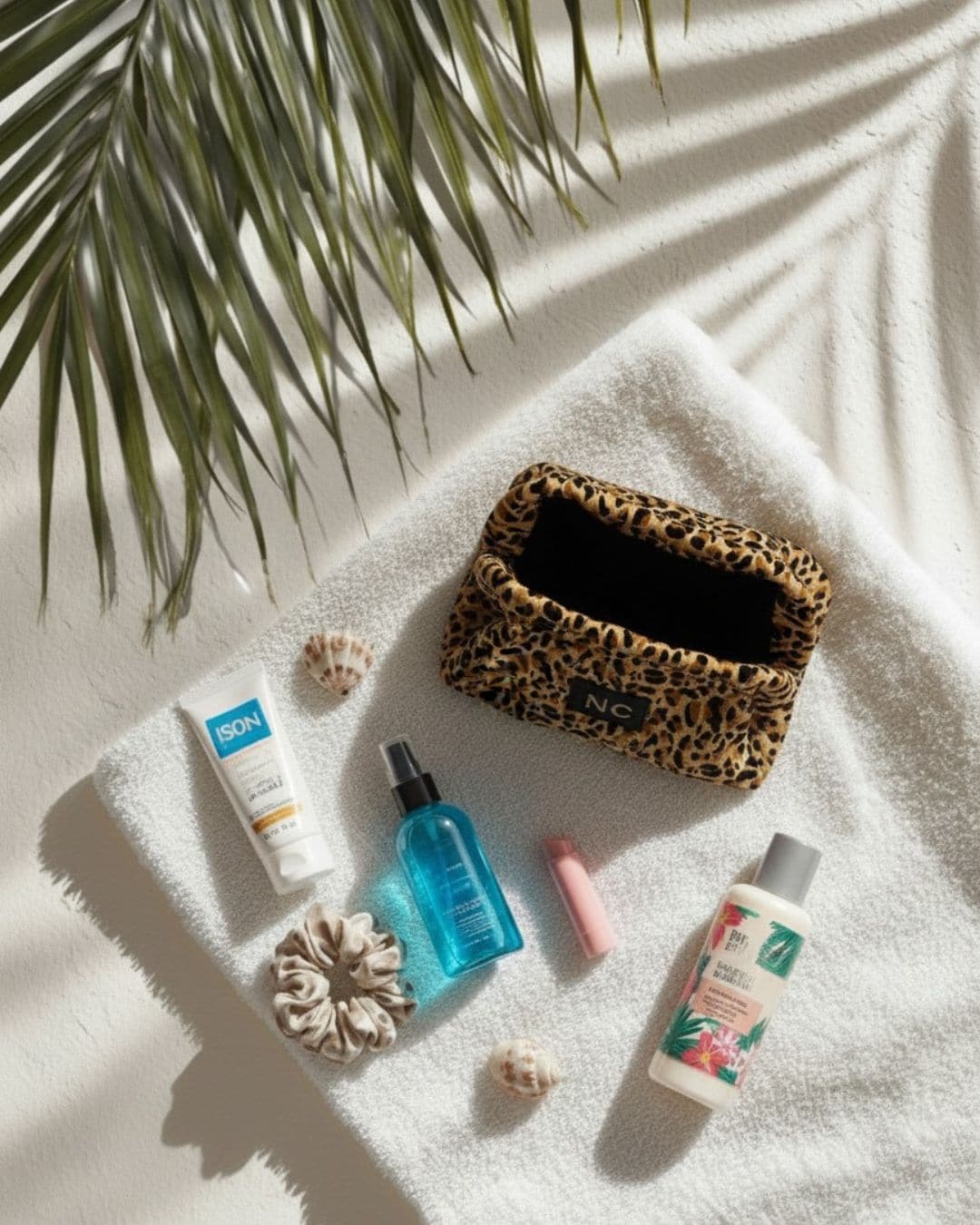 Neceser Rafia Leopardo Noco - Imagen 2