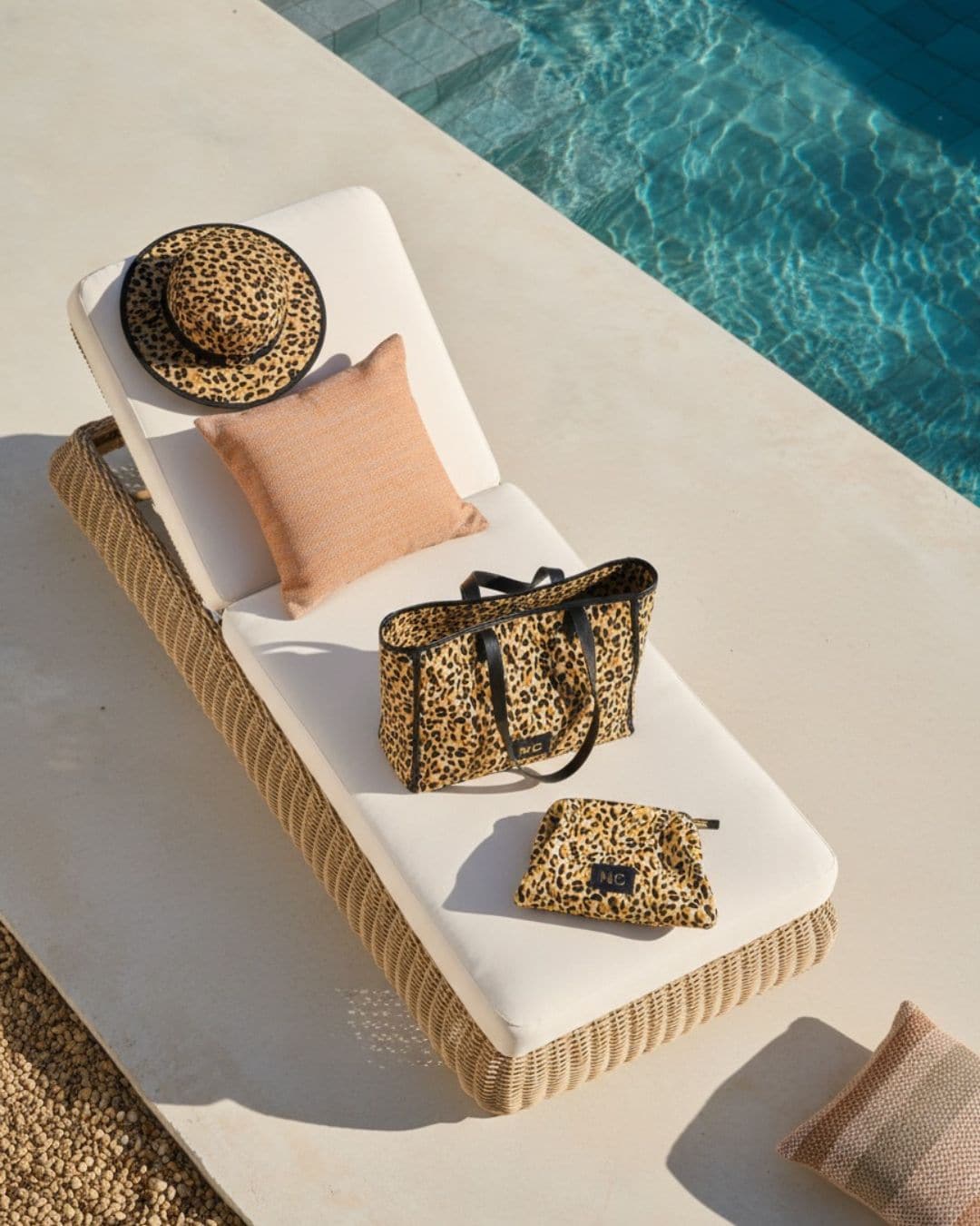 Neceser Rafia Leopardo Noco - Imagen 3