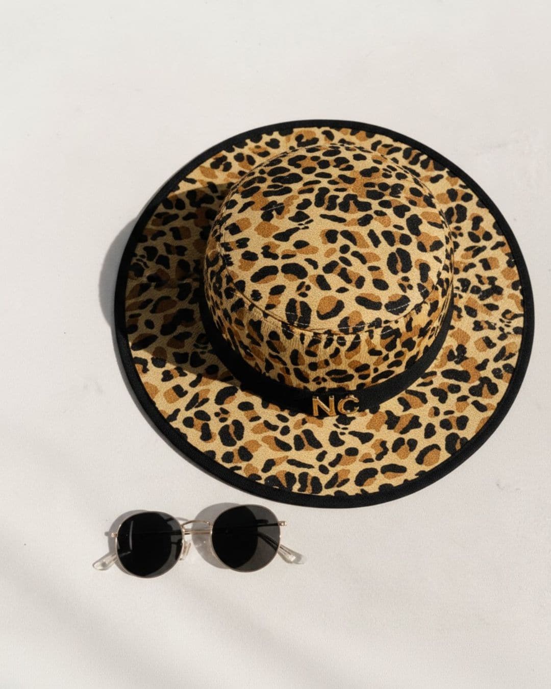 Sombrero Rafia Leopardo Noco - Imagen 2