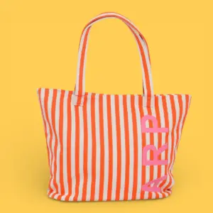Tote Playa Rayas Naranja de Agatha Ruiz de la Prada