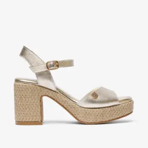 Sandalia Daira Laminado Oro Galaxy Popa