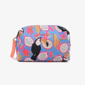Neceser de Nylon Estampado Multicolor Tucán Lola Casademunt