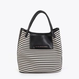 Shopper Tejido de Rayas Lola Casademunt