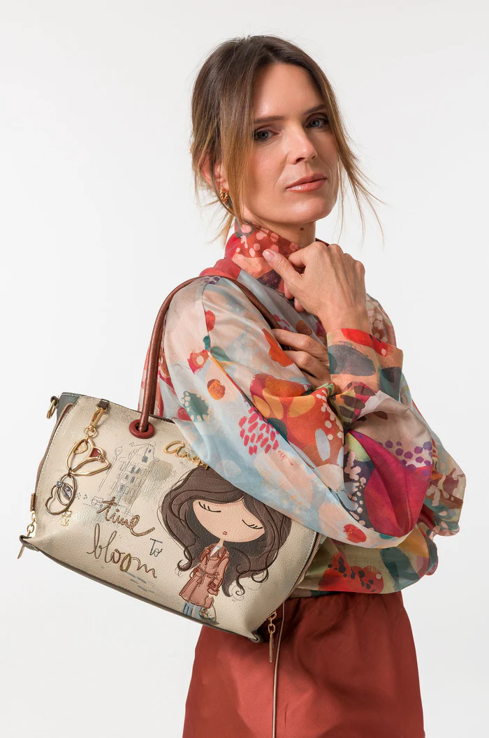 Bolso de Asa Corta y Bandolera Tulip Anekke - Imagen 2