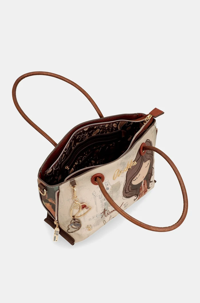 Bolso de Asa Corta y Bandolera Tulip Anekke - Imagen 9