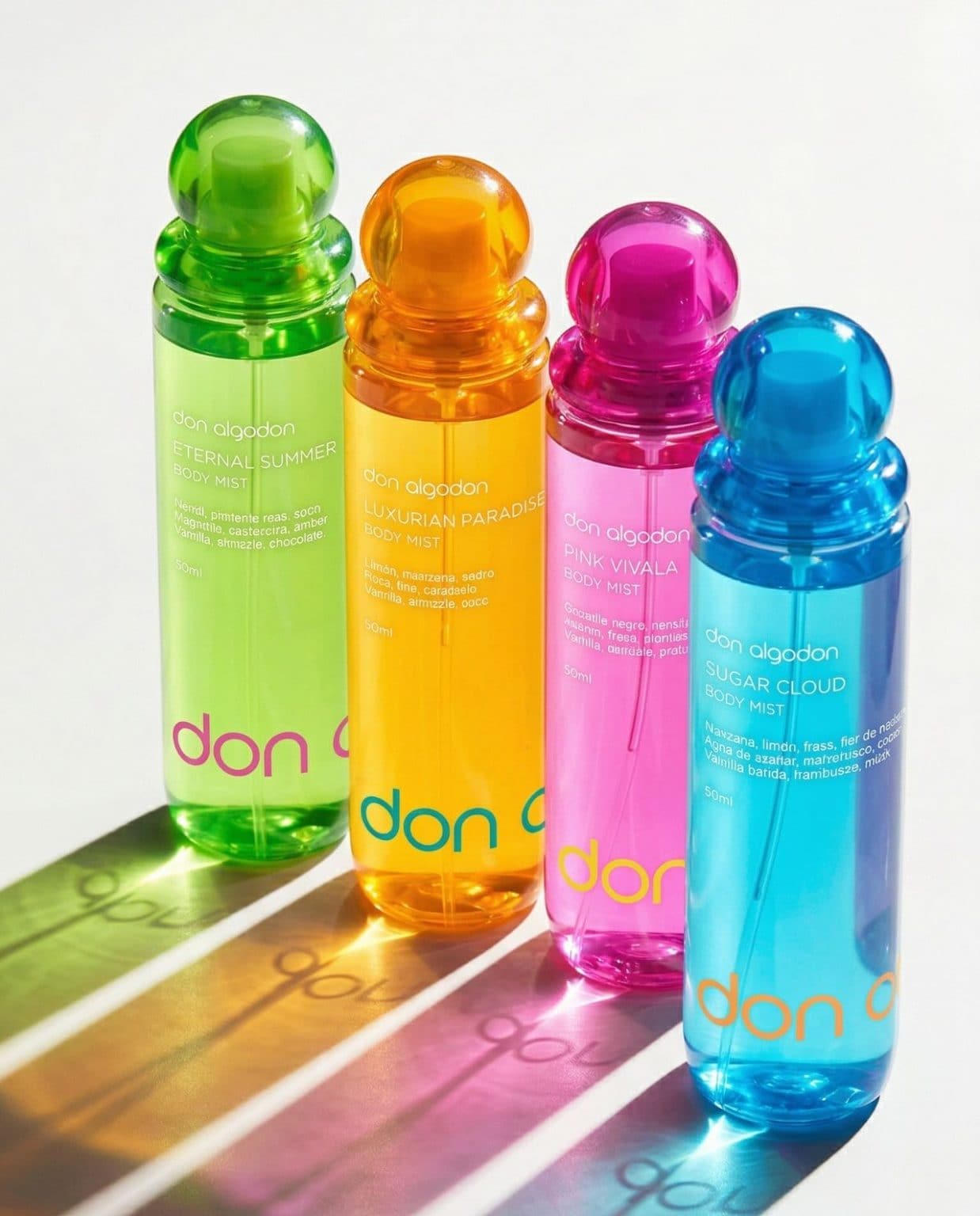 Colonia Body Mist Eternal Summer 90ml. Don Algodón - Imagen 4