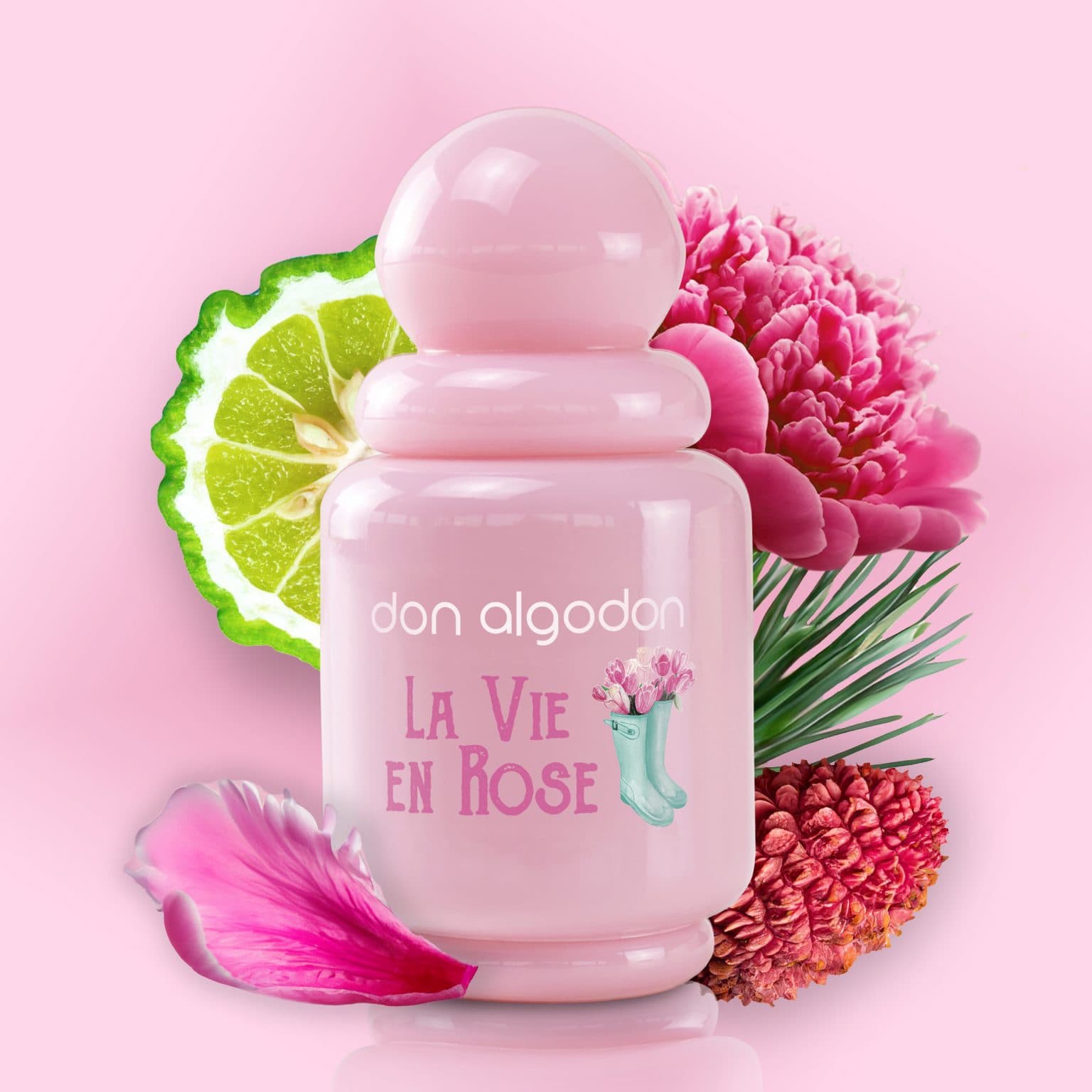 Colonia La Vie en Rosa 30ml. Don Algodón - Imagen 5