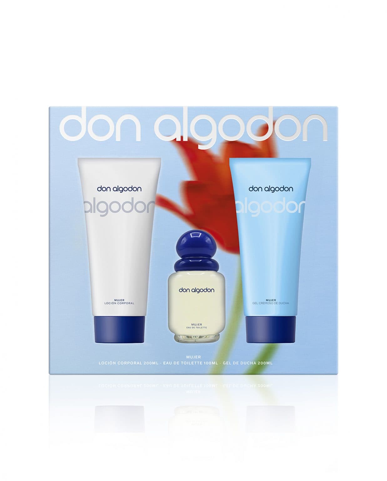 Set Tripack Colonia 100ml + Gel Ducha+ Loción Don Algodón