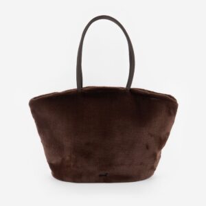 Bolso Shopper Pelo Marrón Chocolate Victoria