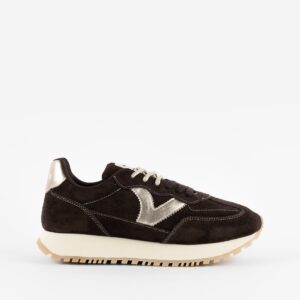 Deportiva Viento Serraje Marrón Chocolate Victoria