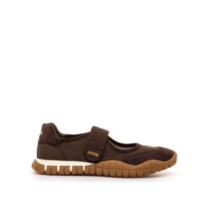 Zapatilla Velcro Margot Marrón Mustang