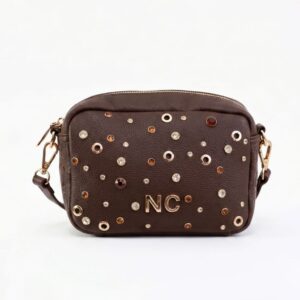 Bandolera Cristales Noco Chocolate