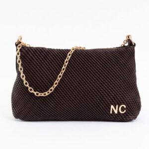 Bandolera Texturizado Chocolate Noco