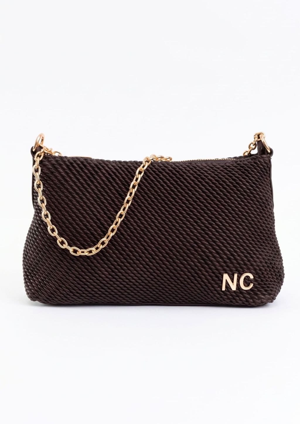 Bandolera Texturizado Chocolate Noco