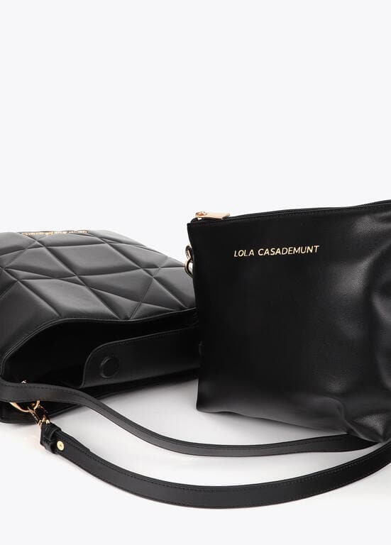 Bolso Acolchada Nudo con Logo Lola Casademunt - Imagen 8