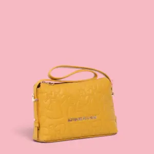 Bolso Mostaza Baguette Corazones Agatha Ruiz de la Prada