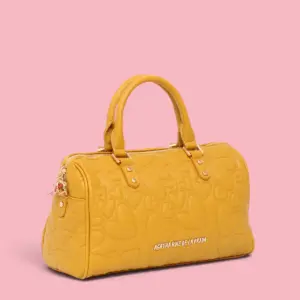 Bolso Mostaza Bowling Corazones Agatha Ruiz de la Prada