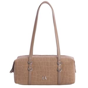 Bolso de Hombro Beige Don Algodón