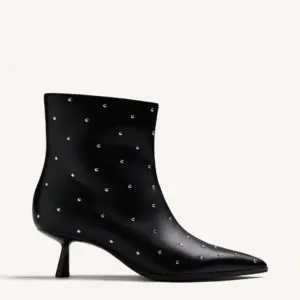 Botines Negro Tachas Kitten Gioseppo
