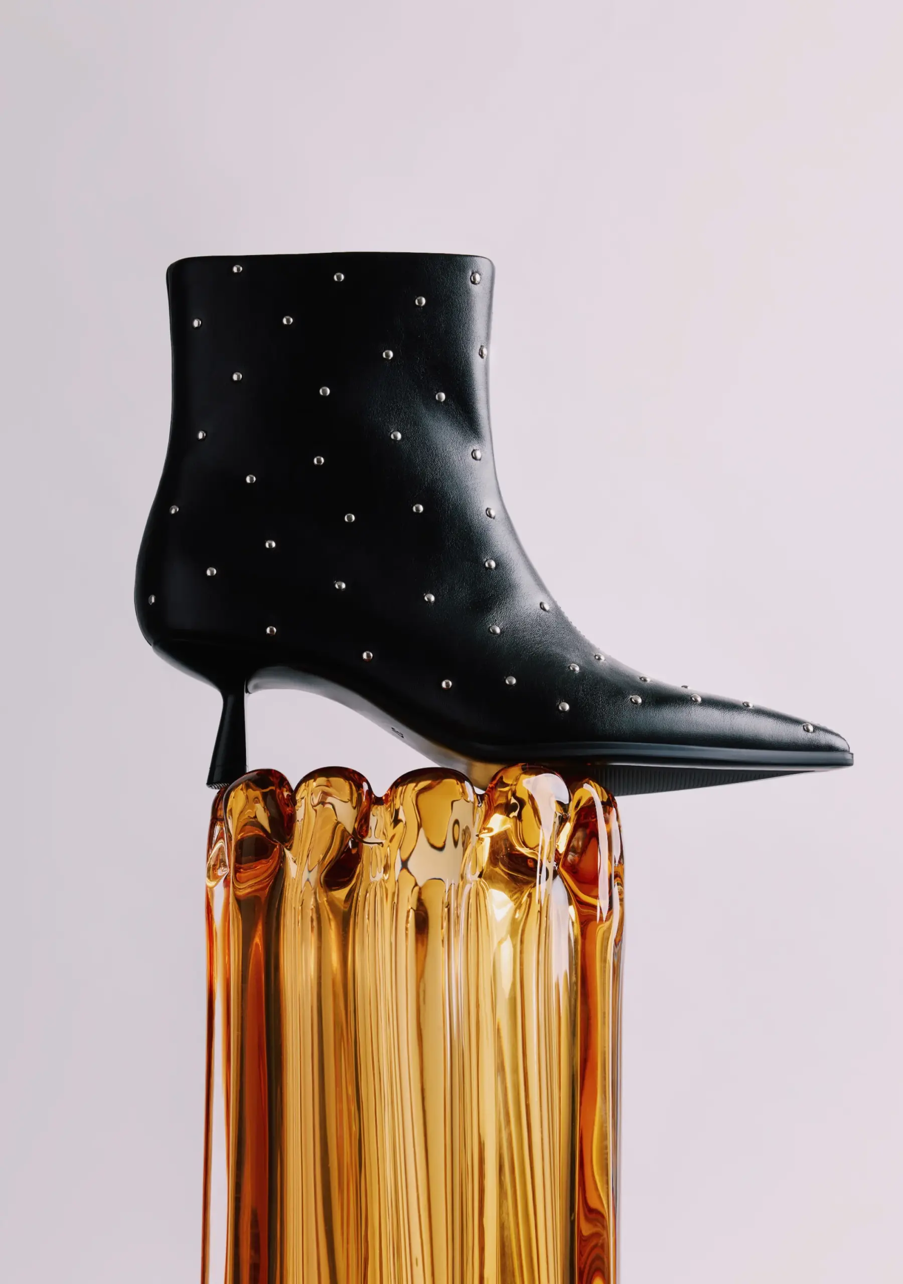Botines Negro Tachas Kitten Gioseppo - Imagen 5