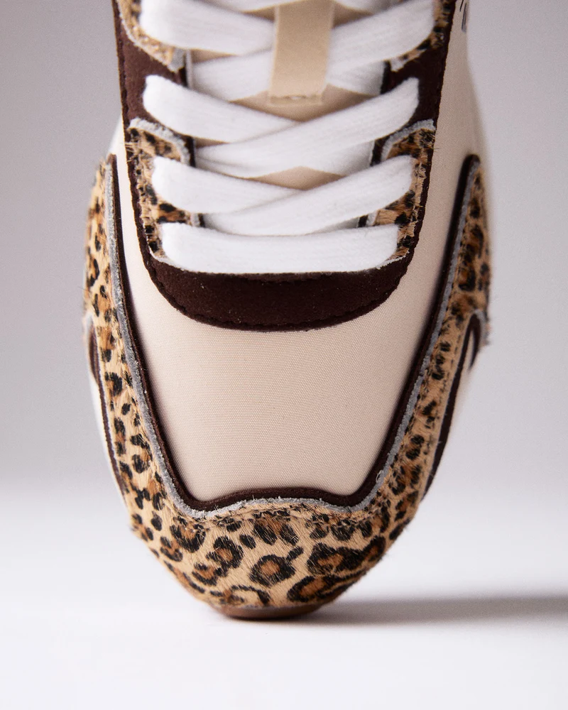 Deportiva Leopardo Beige Blake Popa - Imagen 6