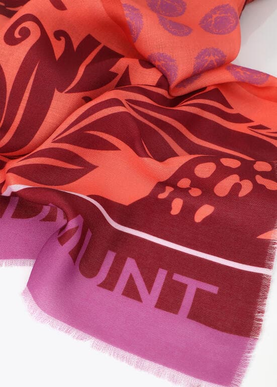 Fular Naranja-Rosa Medallón Tigre Lola Casademunt - Imagen 6