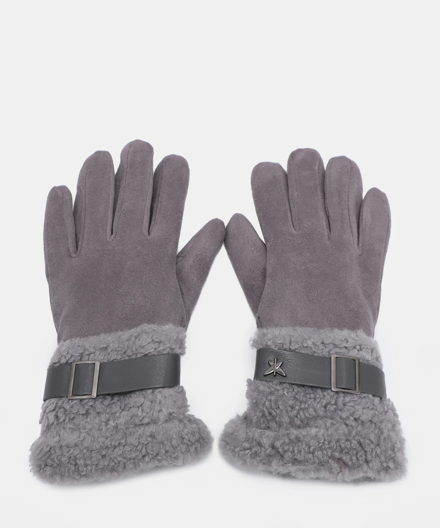 Guantes Ante Gris Pepe Moll - Imagen 2