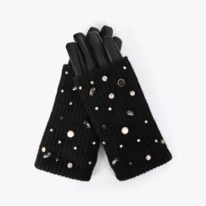Guantes con Perlas y Cristales Lola Casademunt