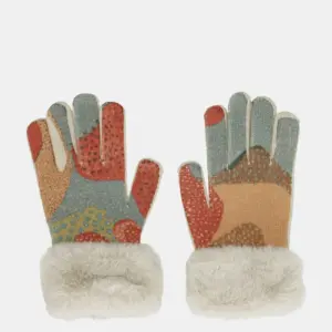 Guantes de Punto Multicolor Anekke