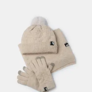 Pack Gorro, Guantes y Bufanda Rea Beige Pepe Moll