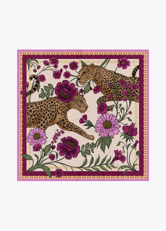 Pañuelo Tigres y Flores Lola Casademunt