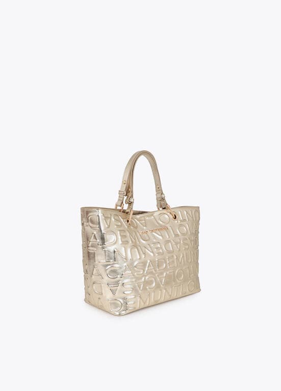 Shopper Dorado Monograma Lola Casademunt - Imagen 2