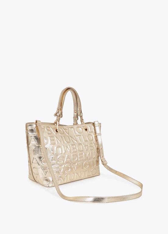 Shopper Dorado Monograma Lola Casademunt - Imagen 3