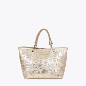 Shopper Dorado Monograma Lola Casademunt