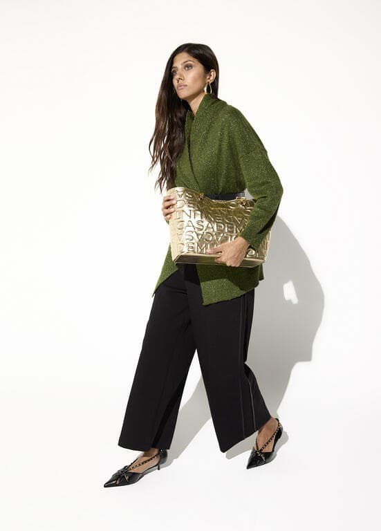 Shopper Dorado Monograma Lola Casademunt - Imagen 7