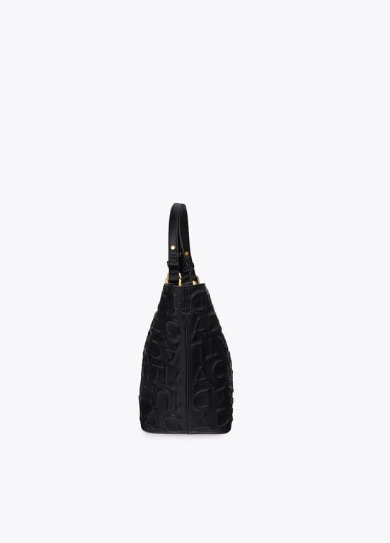 Shopper Negro Monograma Lola Casademunt - Imagen 3
