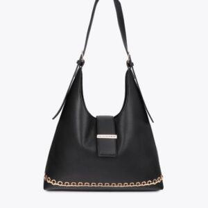Shopper Negro con Ojales Lola Casademunt