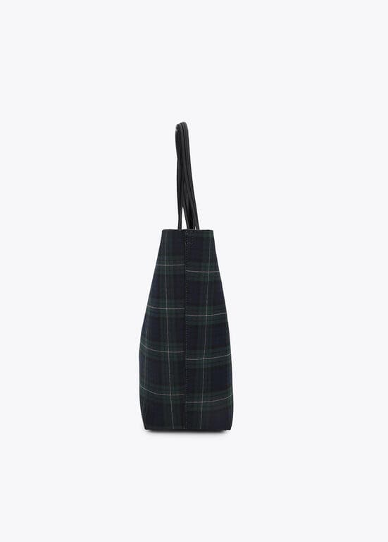Shopper Tejido Cuadros Escocés Lola Casademunt - Imagen 4
