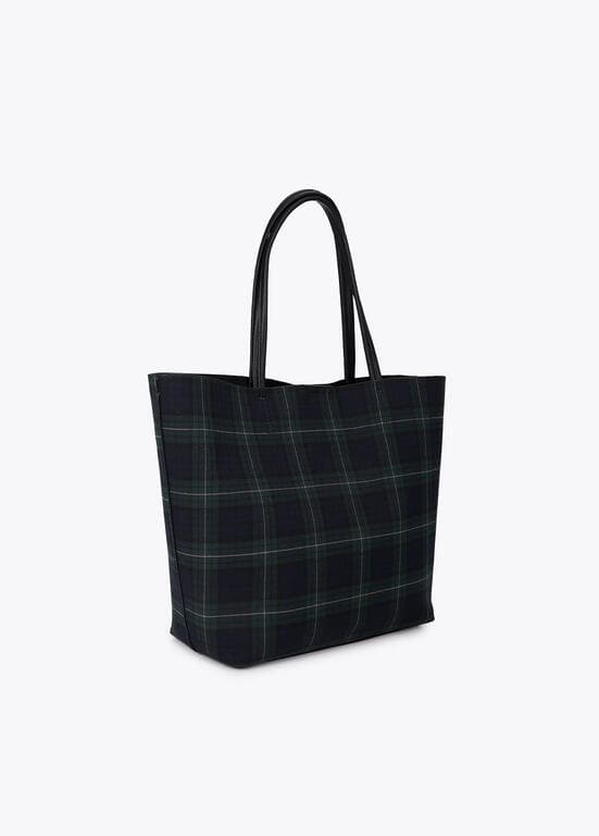 Shopper Tejido Cuadros Escocés Lola Casademunt - Imagen 6
