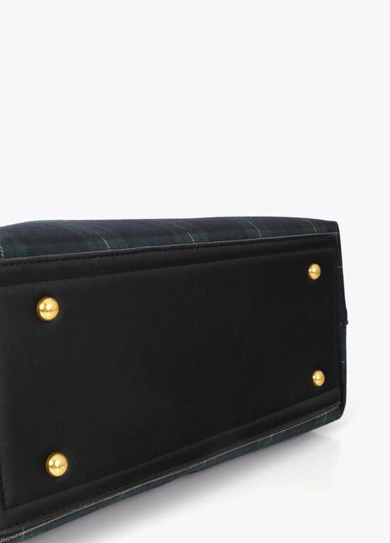 Shopper Tejido Cuadros Escocés Lola Casademunt - Imagen 8