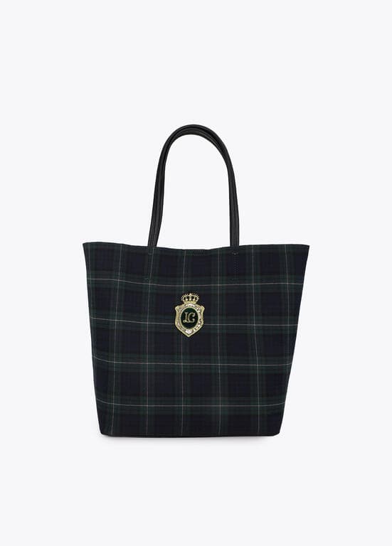 Shopper Tejido Cuadros Escocés Lola Casademunt