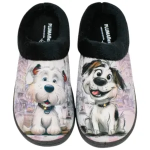 Zapatillas de Casa Plumaflex Perro Feliz
