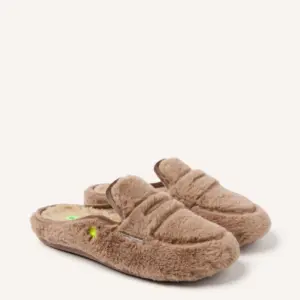 Zapatillas de Casa Tipo Mocasines Bamara Harrieta Taupe